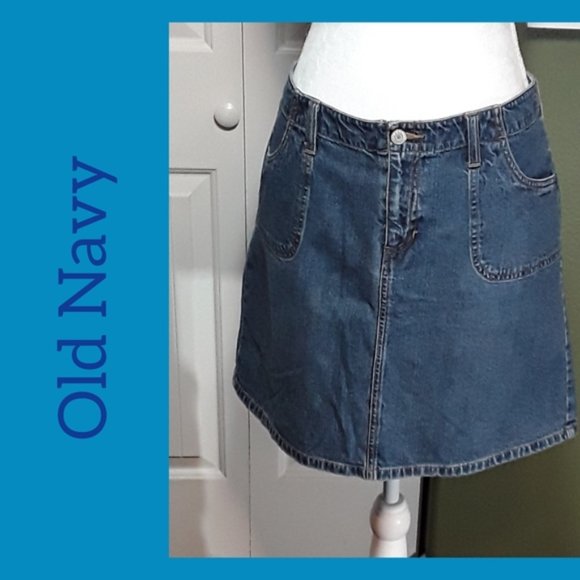 Old Navy Jean Skirt EUC - Picture 1 of 5